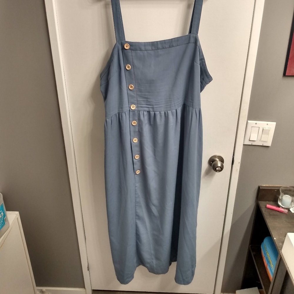 2/$20 🌝 Pinafore-cut midi dress